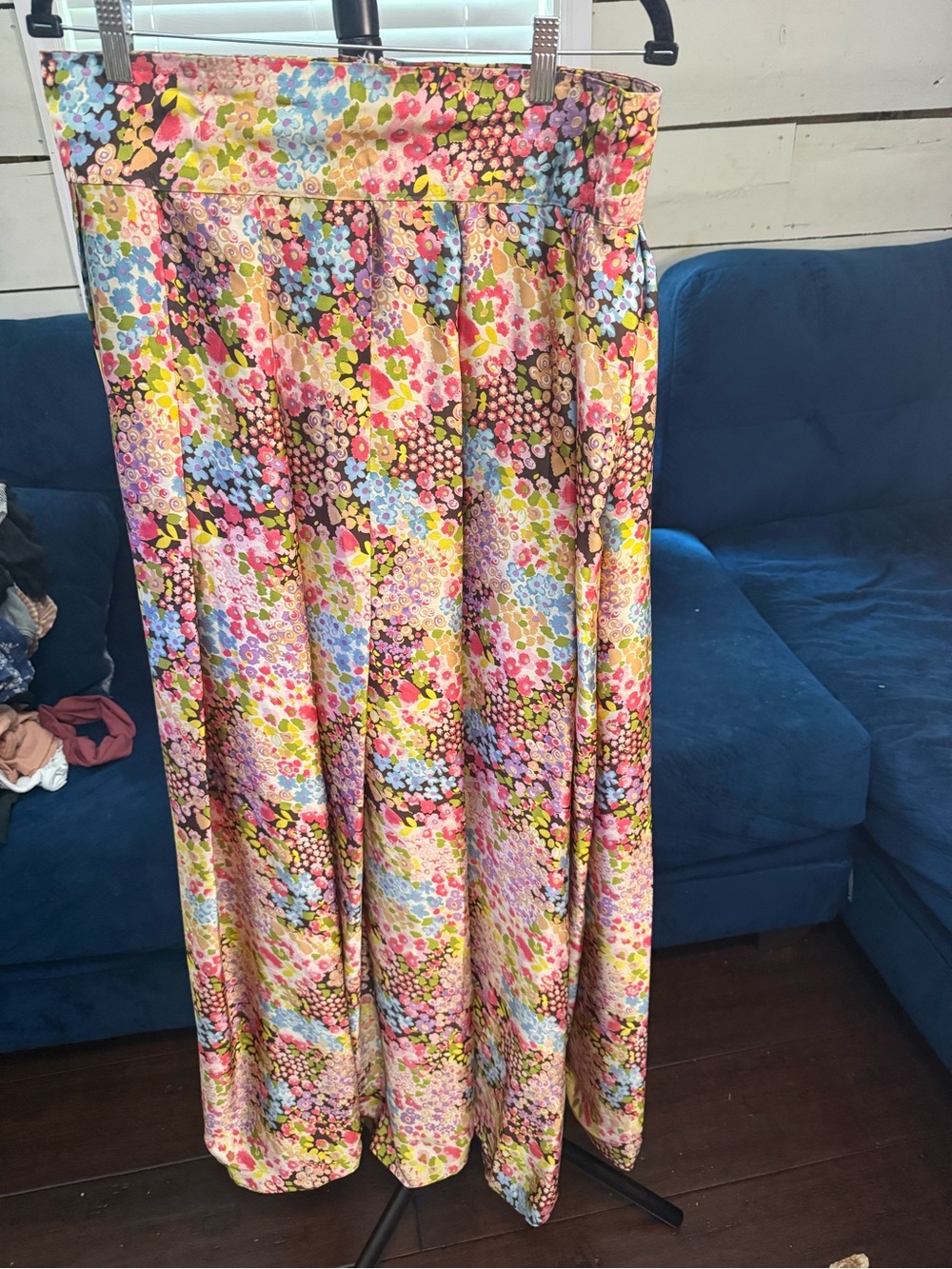 Floral Multi-Color Maxi Skirt